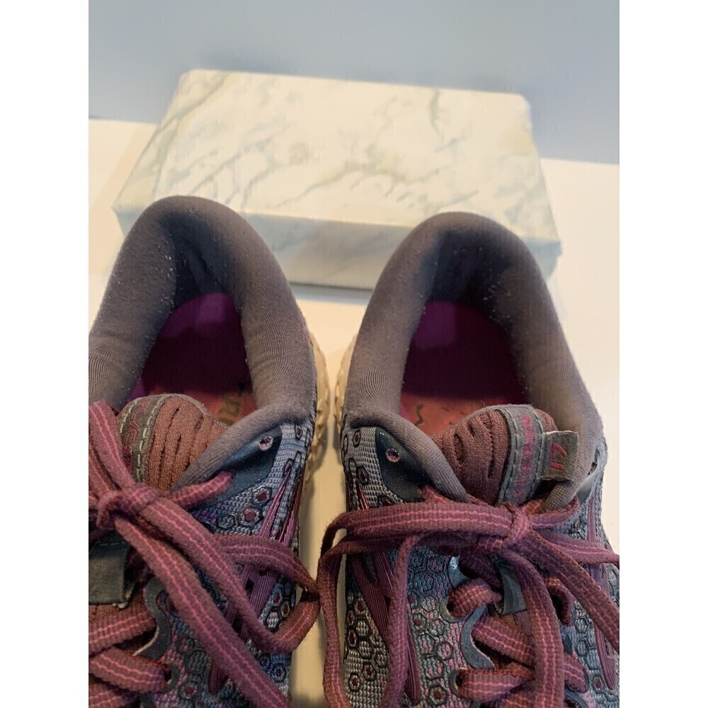 Brooks Glycerin 17 Gray Purple Ax Size 8.5 Womens 1202831B081 Running Shoe - Picture 12 of 13